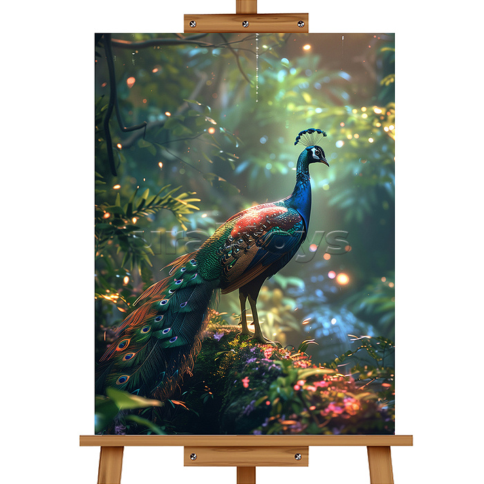 Мозаика алмазная "Павлин" 30*40см