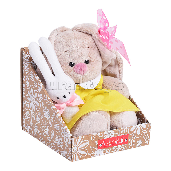 Зайка Ми в платье и с зайчиком (малыш)