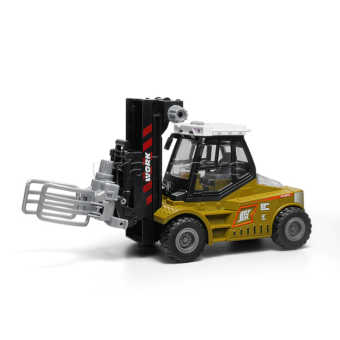 Машина "Вилочный погрузчик" 1:43 (свет,звук)  в коорбке