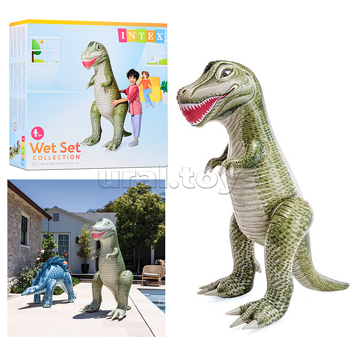 Игрушка надувная "Динозавр" от 3-8 лет, Тиранозавр или Стегозавр в ассортименте, 48593NP INTEX