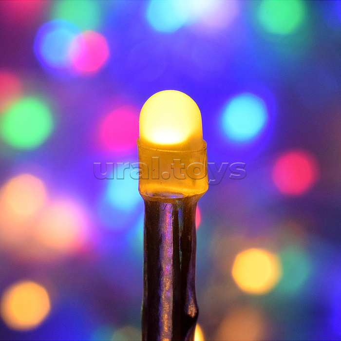 Электрогирлянда Бахрома, 6м, 192 лампы, цветная