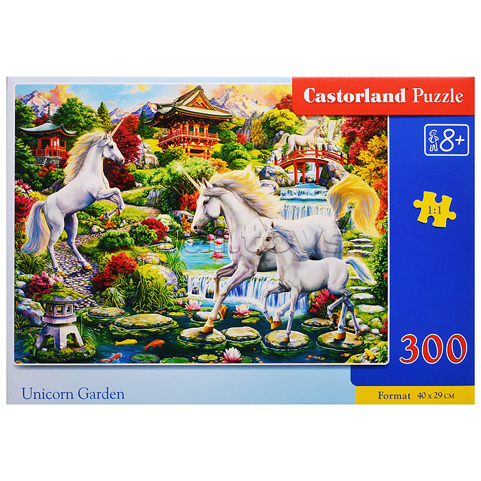 Пазлы 300 "Сад единорогов"