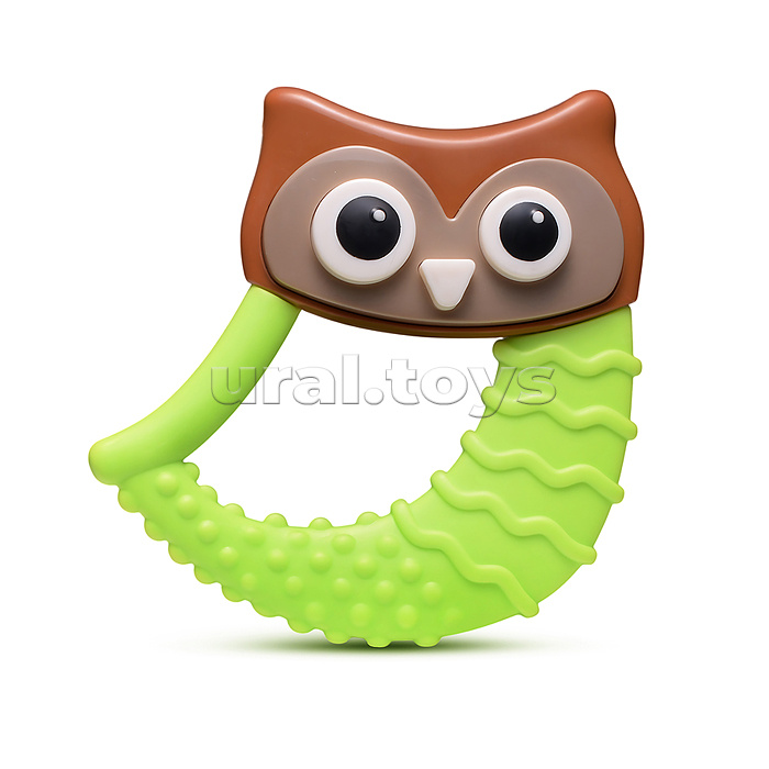 Набор погремушек "Енотик и совушка" в пакете