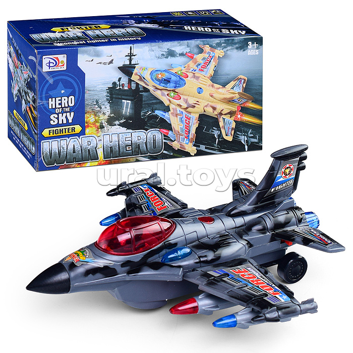 Самолет "Небесная защита-1" на батарейках, в коробке