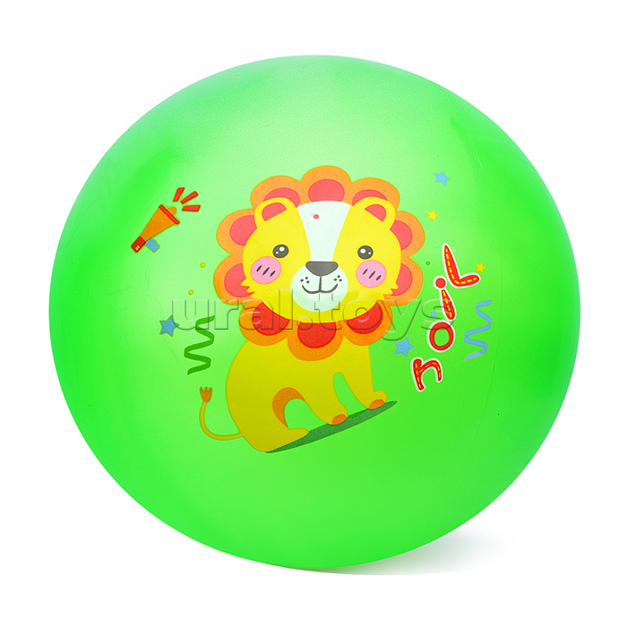 Мяч надувной PVC "Зверята" 22,5 см., 60 гр. (цвет микс)