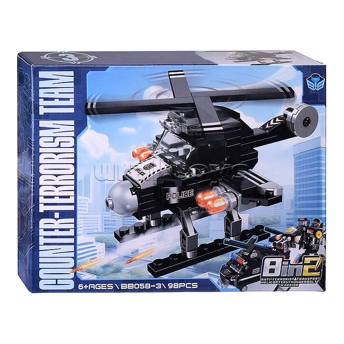 Конструктор "Антитеррористическая команда" в коробке