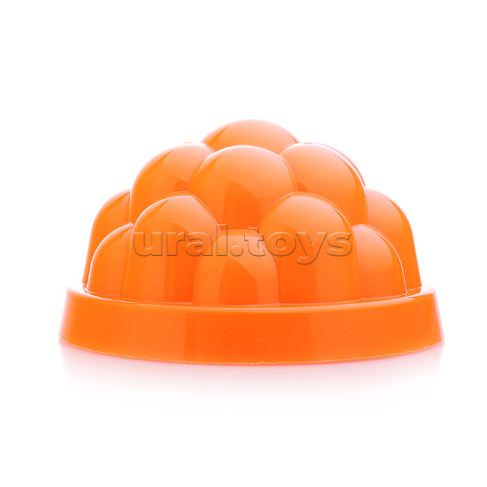 Набор №21: ведро-цветок среднее, ситечко-цветок, совок №2, грабельки №2, 3 формочки