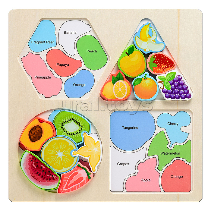 Пазл-вкладыш "Овощи"