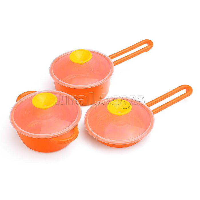 Набор посуды для кукол "Три кота" (20 элементов) (в контейнере)