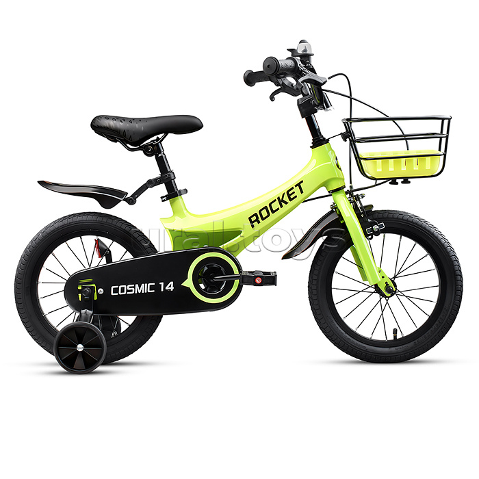 Велосипед 14" Rocket Cosmic, цвет салатовый