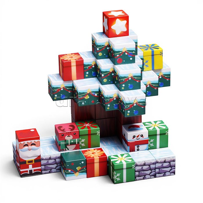 Конструктор "Рождественская ёлка" в коробке