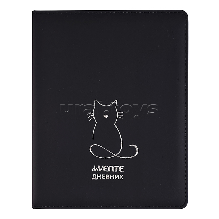 Дневник 1-11 кл. "Golden Cat" 48 листов, белая бумага 80 г/м²