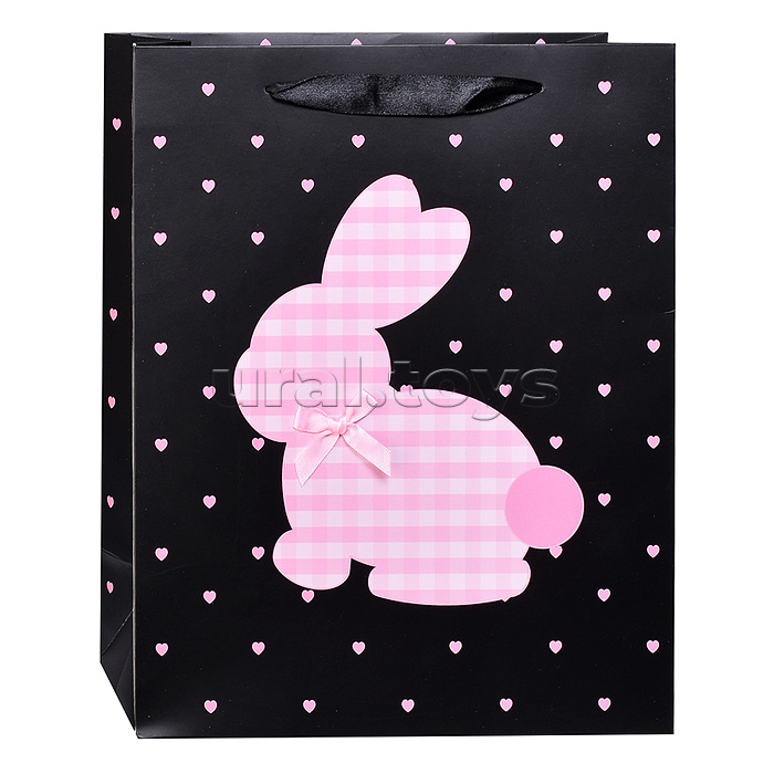 Пакет подарочный "Зайчишка" 32*26*12см.