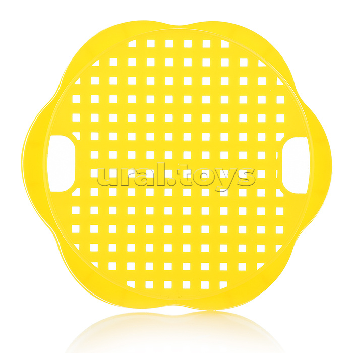 Песочный набор №106 (ведро 0,3 л, сито, совок, грабли, машинка "Бублик")