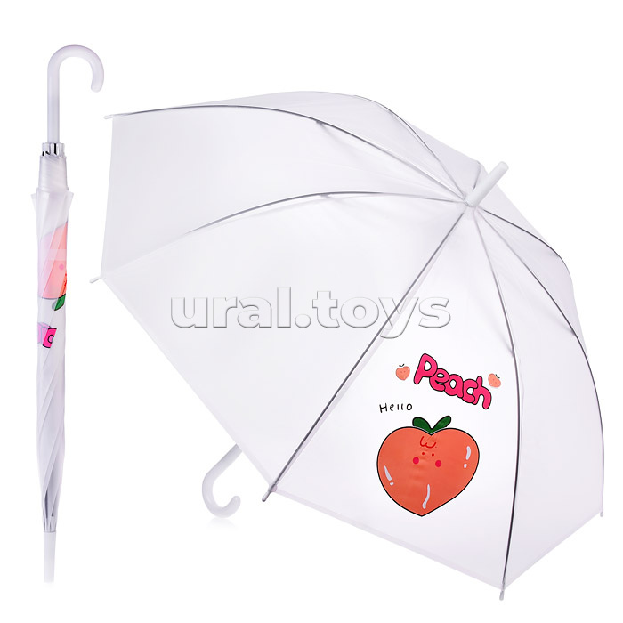 Зонт детский "Персик" 55см