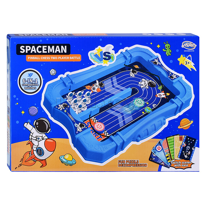 Игра настольная "Космические истории" 6в1, в коробке