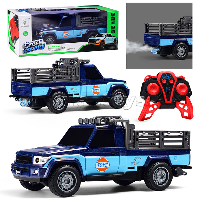 Машина "Пикап-2" р/у, с дымом, в коробке, 27 MHz