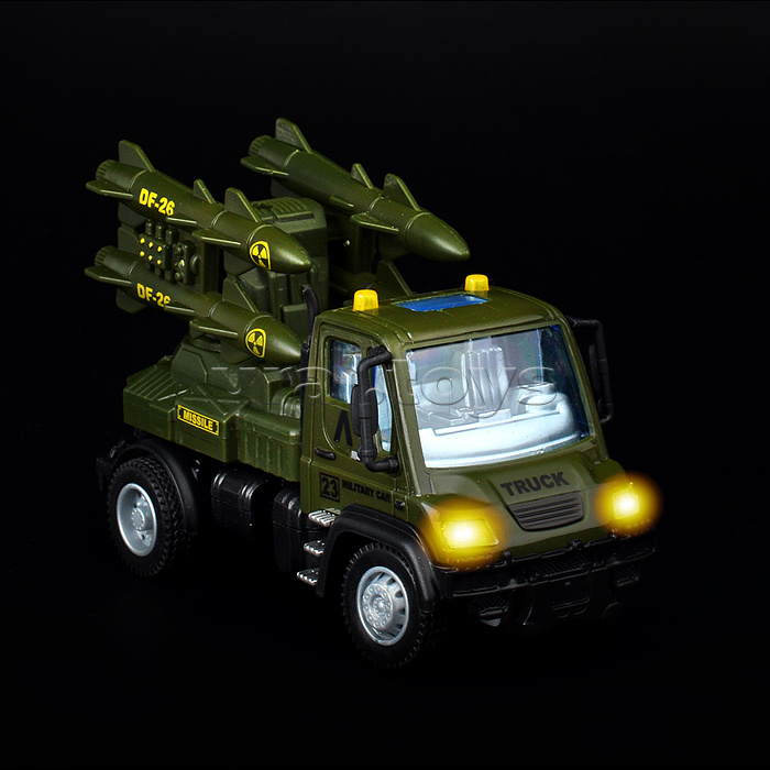 Машина "Военная. Ракетная установка" р/у, в коробке