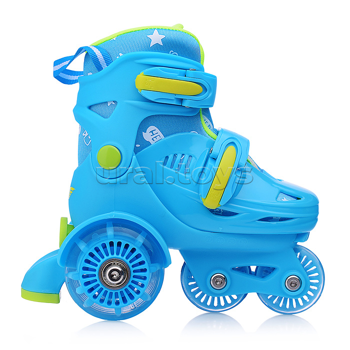 Ролики детские размер S, голубые