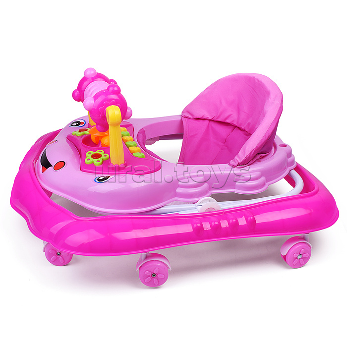 Ходунки "Веселая карусель" (цвет розовый)