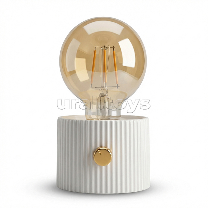 Светильник "Лампочка" (цвет белый) в коробке