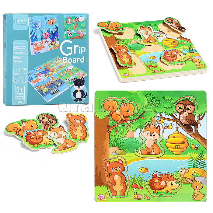 Пазл-вкладыш "Лесная сказка"