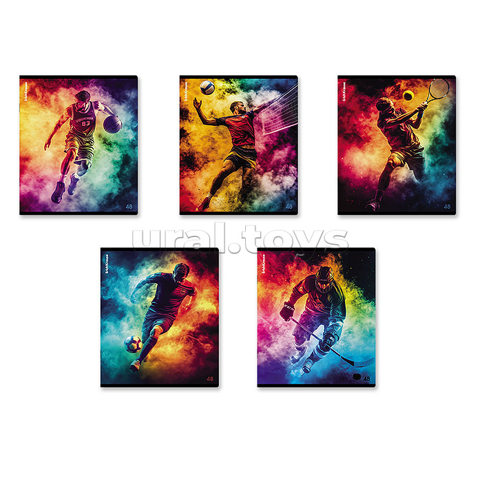 Тетрадь 48л. клетка "Champs" матовая ламинация