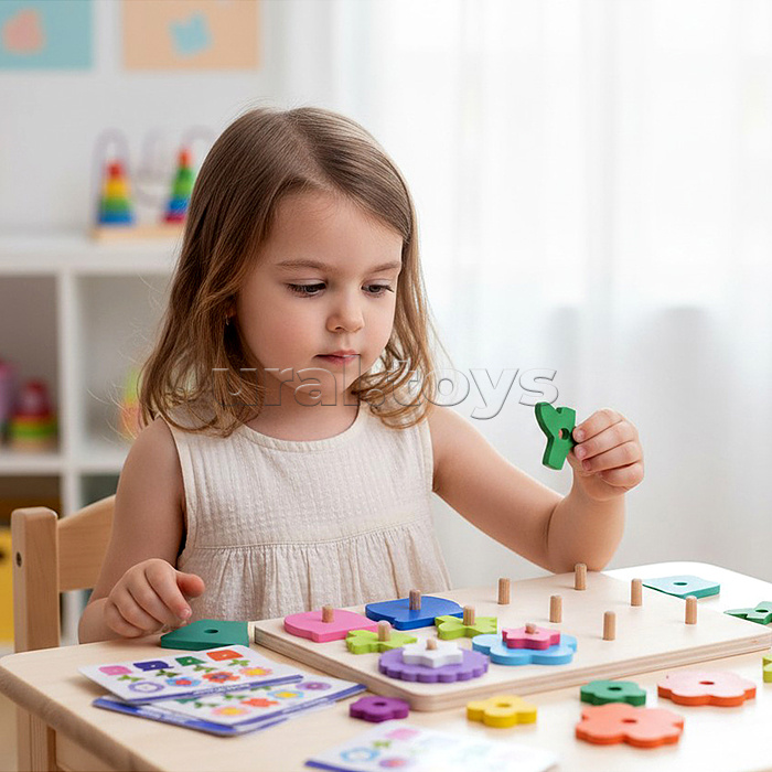 Игра развивающая "Цветочки"