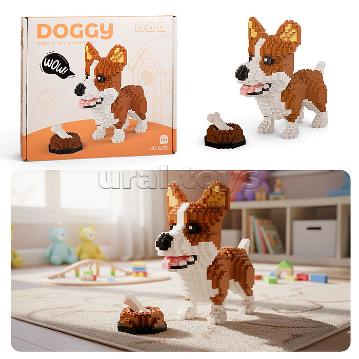 Конструктор "Корги" 3D, в коробке