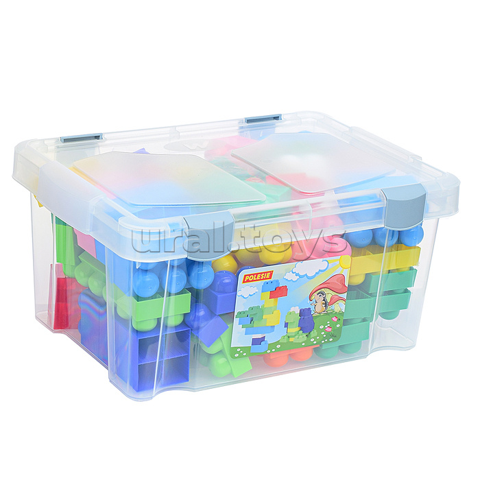 Конструктор "Великан" (74 элемента) (в контейнере)