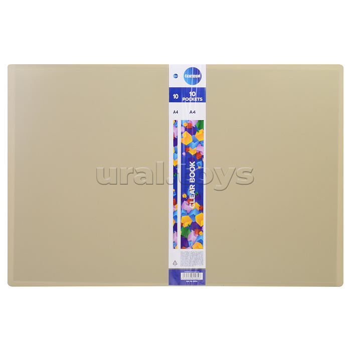 Папка-файл с 10 вкладышами микс цвета