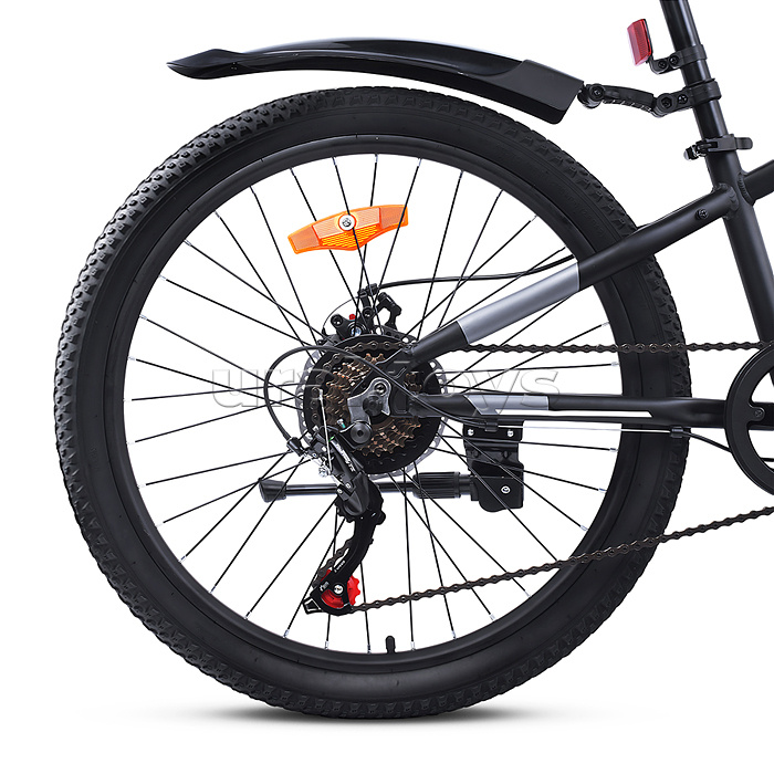 Велосипед 24" Rocket Ranon 24, цвет черный, размер 11"