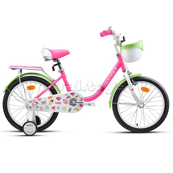 Велосипед 18" Rocket Bella, цвет розовый
