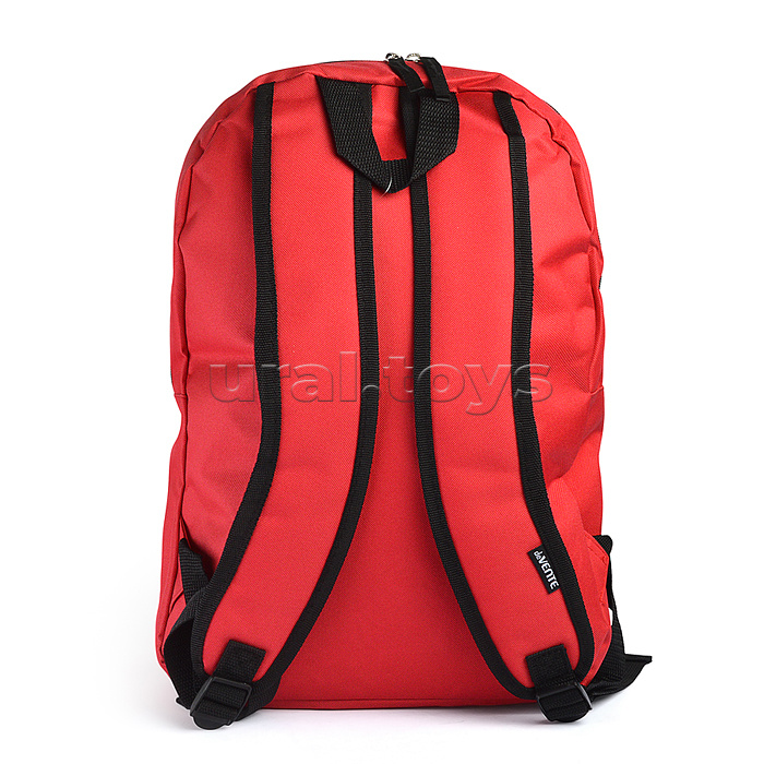 Рюкзак "Corgi" подростковый 40x29x17 см (14 л) 250 г, 1 отделение на молнии, 1 передний карман, вышивка, красный