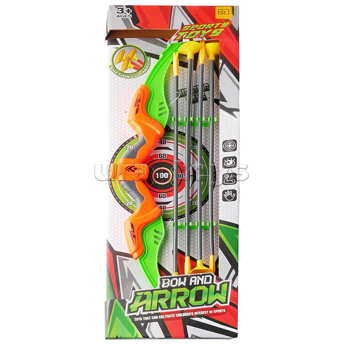 Набор лук "Точно в цель" в коробке