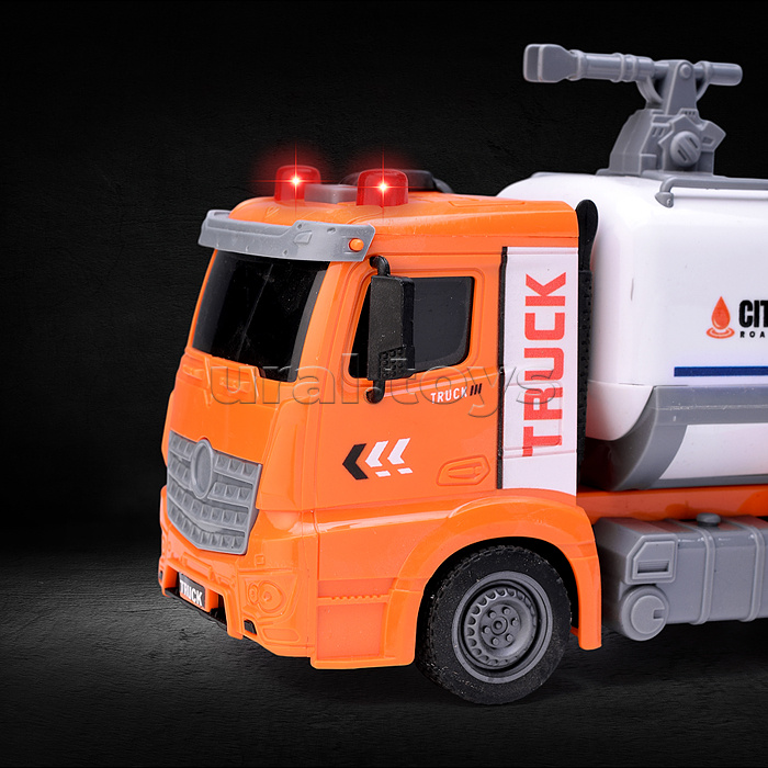 Машина "Санитарная" на батарейках, в коробке