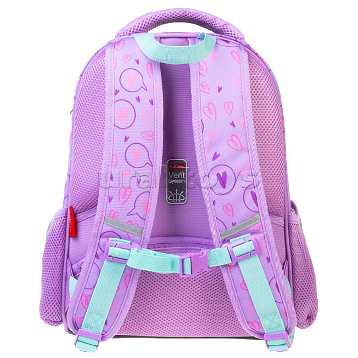 Рюкзак Ergonomic light "Лучшие друзья" 38х29х15см EVA материал нагрудная стяжка светоотраж. 2 отделения 2 кармана и 1 потайной на спинке