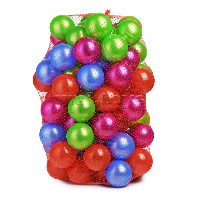 Шарики d8см 100шт. (в сетке)