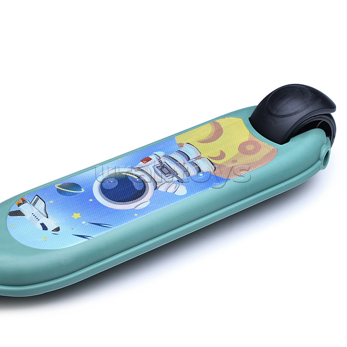 Самокат 3-х колесный ROCKET, зеленый