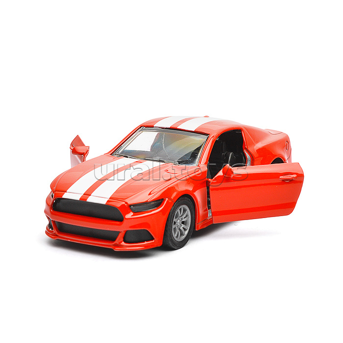 Красная инерционная машинка Спорткар с дизайном die-cast,1:32, открывающиеся двери