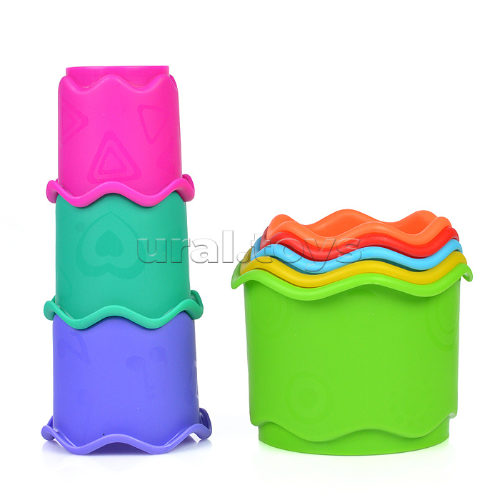 Пирамидка "Яркие волны" в коробке