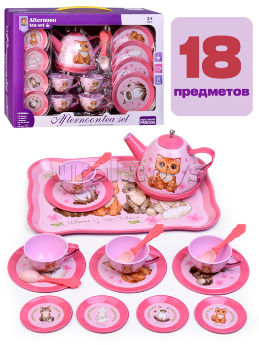 Набор посуды "Котята" в коробке
