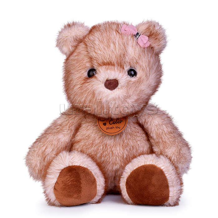 Мягкая игрушка "Медведь с заколочкой" 28 см