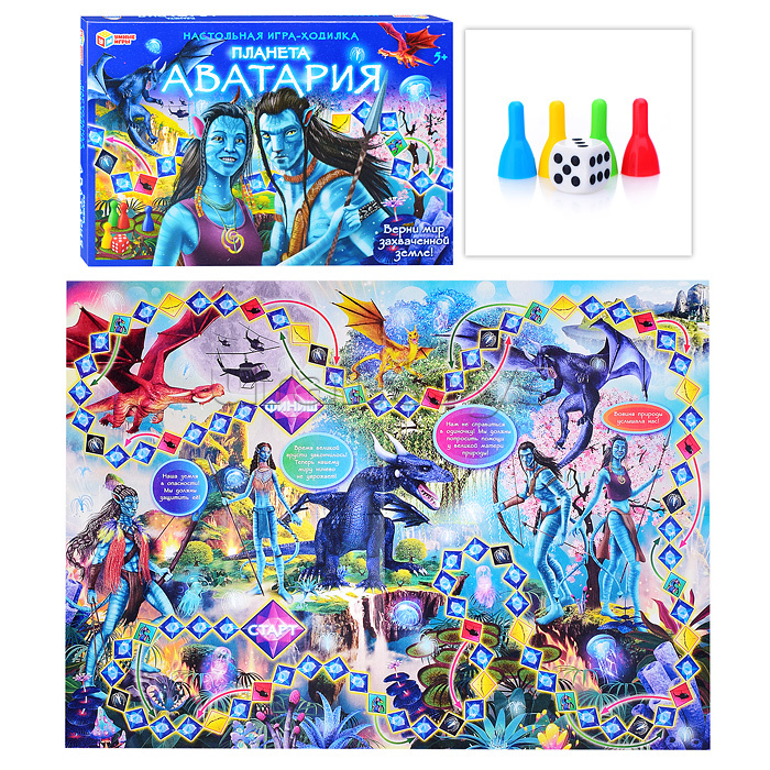 Настольная игра-ходилка "Планета Аватария"