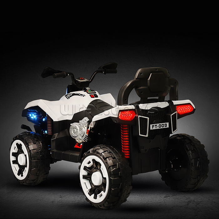 Квадроцикл "Тайфун" на аккумуляторе, в коробке (белый)