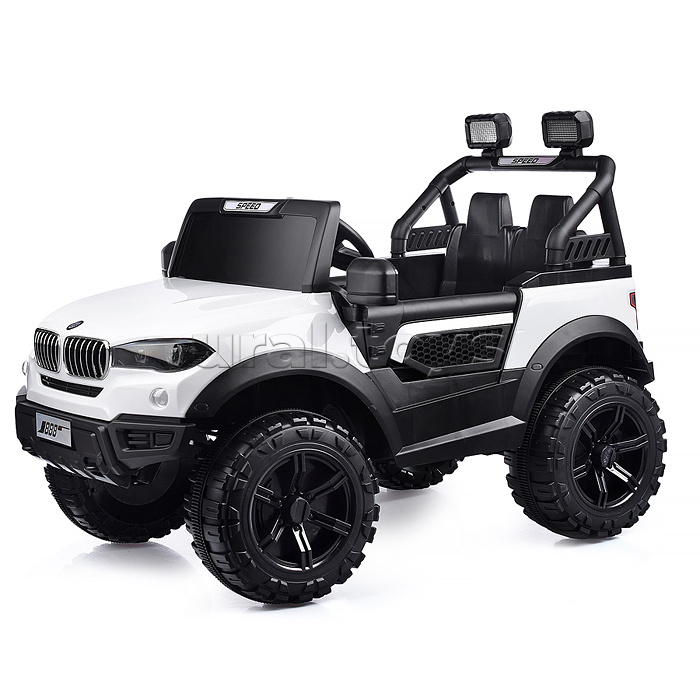 Электромобиль "Круиз" на аккумуляторе, с р/у управлением, в коробке (белый)