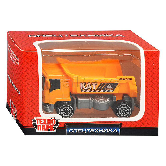 Машина металл Спецтехника 7,5 см, в ассорт, дисп., в коробке