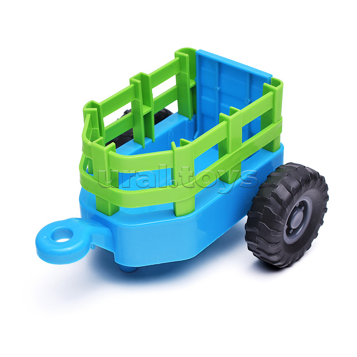 Каталка 25+ песен, стихов, звуков. пластик. свет "Синий трактор"