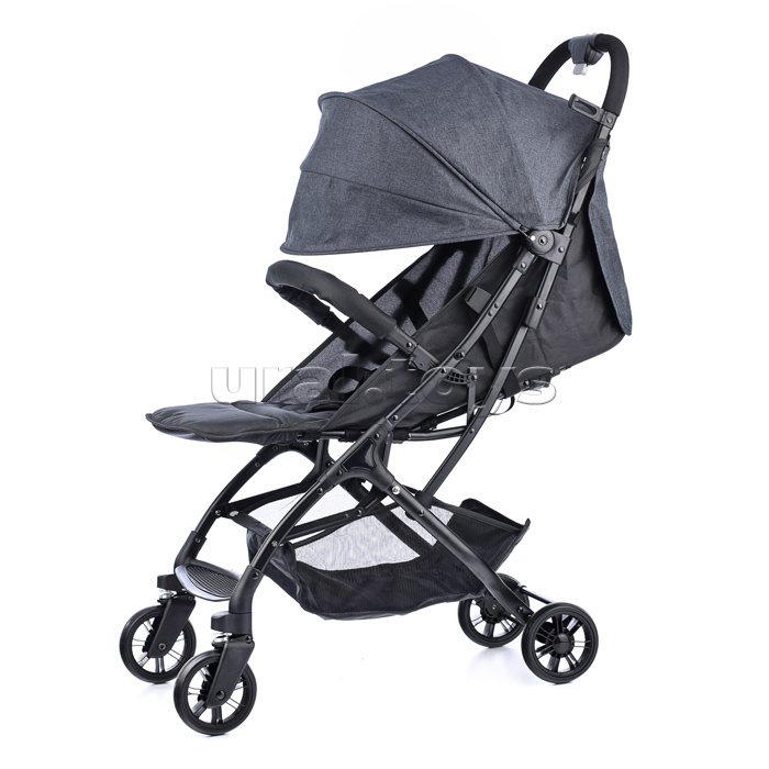 Коляска прогулочная Prammy Black, черный (в коробке)