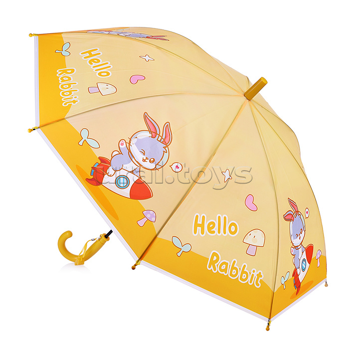 Зонт детский "Кролик и его хобби" Микс 50 см